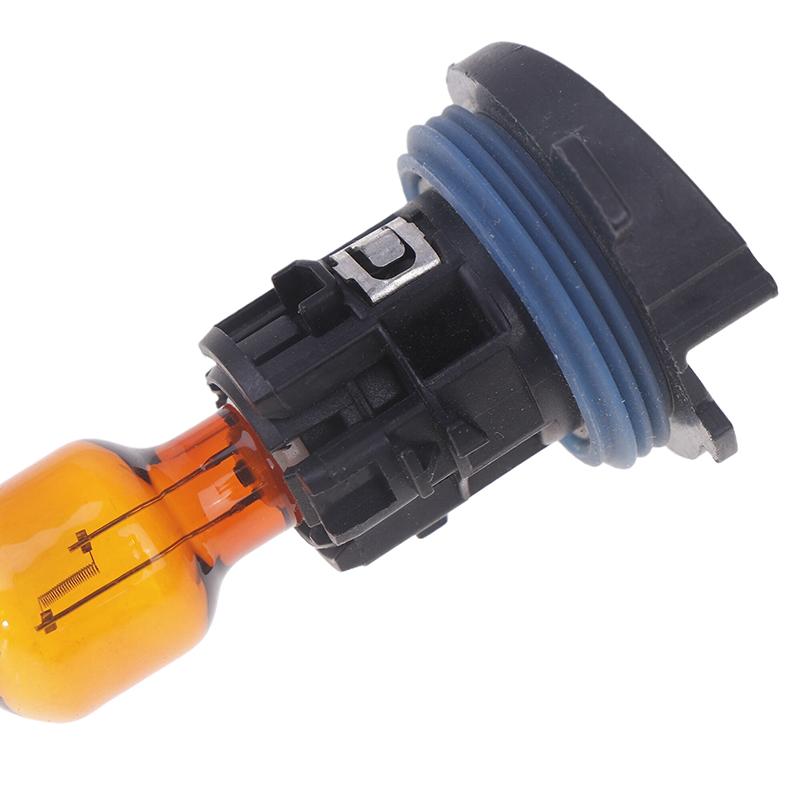 1Pcs Original Ph24Wy Halogen Lamp With Base For 3008 5008 C5 Drl Turn Signal Light Amber 12V