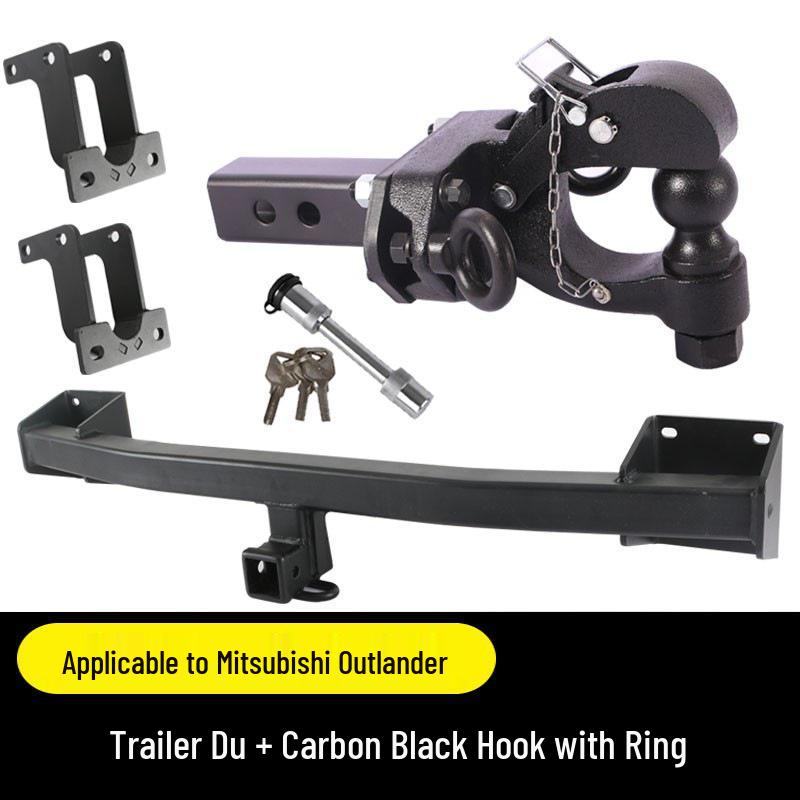 Mitsubishi Outlander Rear Bumper Thickening Trailer Hitch Hook for RV/Yacht Towing