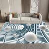 Visual 3D Black and White Grid Illusion Vortex Trap Mat Rug for Bedroom Sofa Living Room Decoration carpet