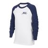 Sportswear T-Shirt Fw/Aw25 Crew Neck Raglan Sleeve Fitted Color Block Long Sleeve Kids Tops IM0593102