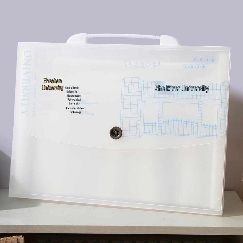 Водонепроницаемая школьная сумка для документов с 13 карманами для студентов