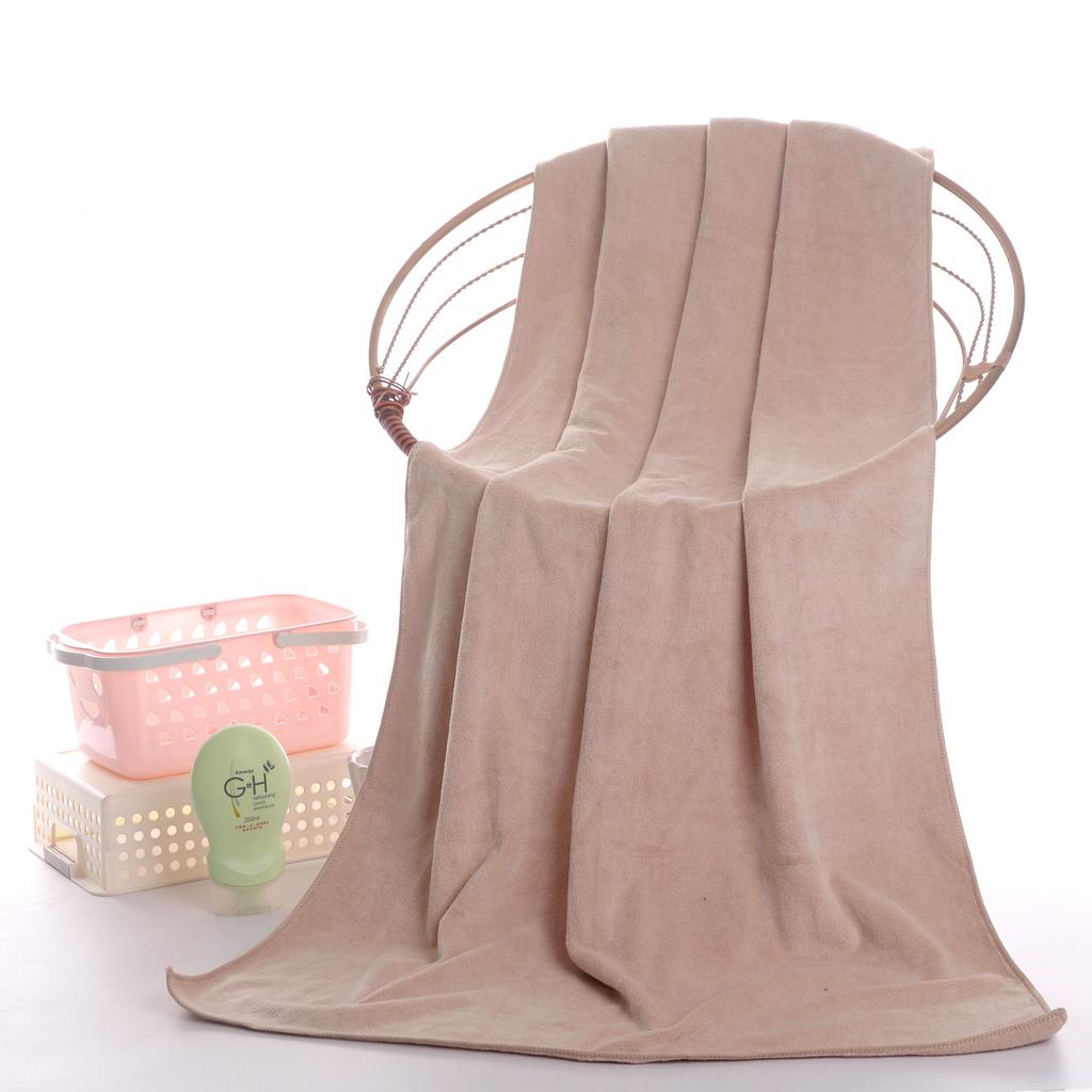 Thickened Ultrafine Fiber Bath Towel, Large Bath Towel, Ultrafine Aquatic Product, Textile Fiber, Strong Water Absorption and