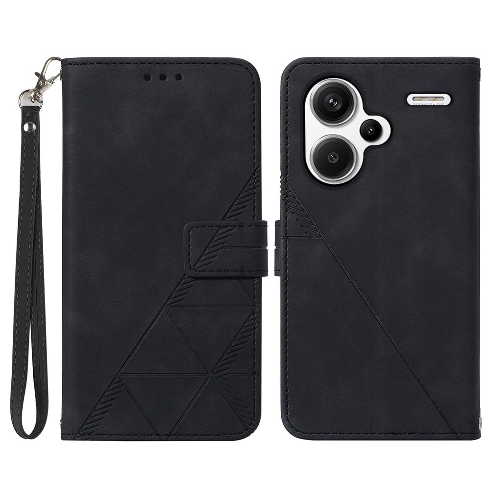 For Xiaomi Redmi Note 13 Pro+ 5G Leather Case with Hand Strap Wallet Stand Phone Cover