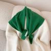 Women's Wool Knit Triangle Shawl Scarf - Versatile, Warm for Autumn & Winter