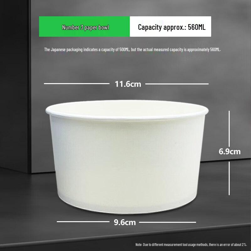 Disposable Biodegradable Paper Bowls with Lids