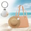 Clip de chapeau étoile de mer coquillage Porte-chapeau anti-perte Sac de rangement pour lunettes de soleil suspendu Porte-clés Pendentifs Ornement portable de voyage