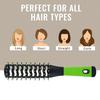 Peigne de Massage Double Face Pro Salon Anti-nœuds Brosses Coiffure Démêlant Dents Larges Anti-chute Peignes Brosse de Coiffage