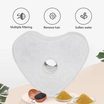 4/8/12Pcs Cat Water Fountain Filters Activated Carbon Filters for Auto Cat Drinking Fountain Heart Shaped Replacement Filters