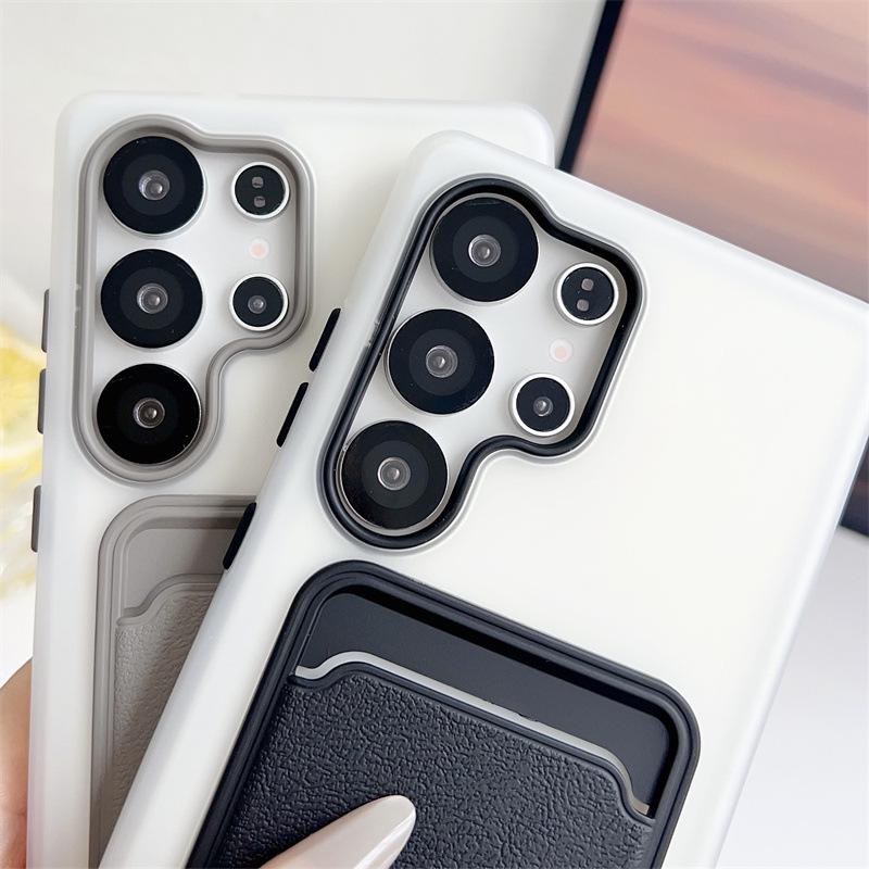 Compatible Samsung Phone Case for S25 Ultra, S23 FE, S24 Plus, S25 Edge, S24 US23 with Card Holder