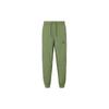 Logo Print Drawstring Cuffed Knit Joggers Men Bottoms Dark-Green DX9374-340