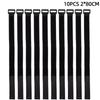 10Pcs Reusable Hook And Loop Nylon Adjustable Wire Fastener Wrapping Cinch Straps Securing Cable Cord Management