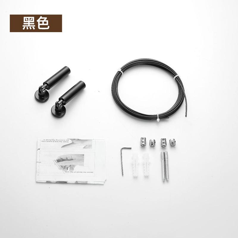 5 Meter Stainless Steel Lanyard Set Photo Display Curtain Rod Multi-Purpose Hanging Shower Curtain Rope Easy Installation