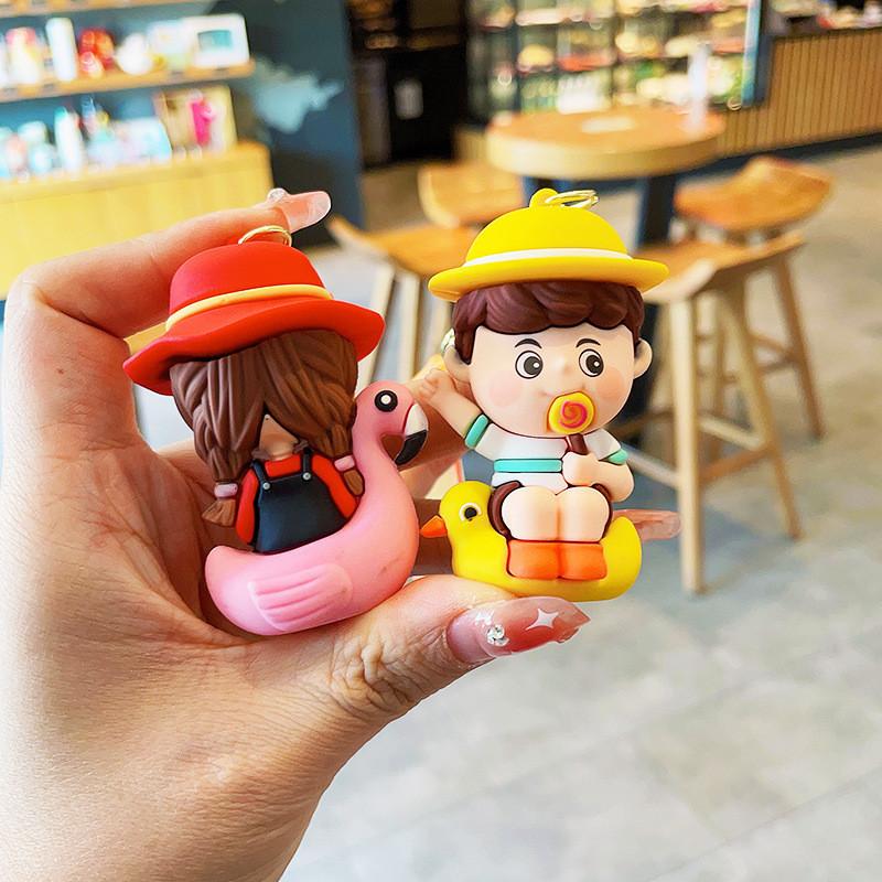 Adorable Cartoon Animal Keychain Accessory For Boys And Girls Perfect For Bags And Cars