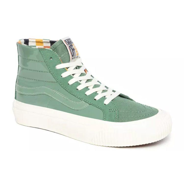 Sk8 Karina Rozunko x Sk8 Vans-Hi Decon Sf 'Patent Hedge Green' Women's VN0A4UWN22X