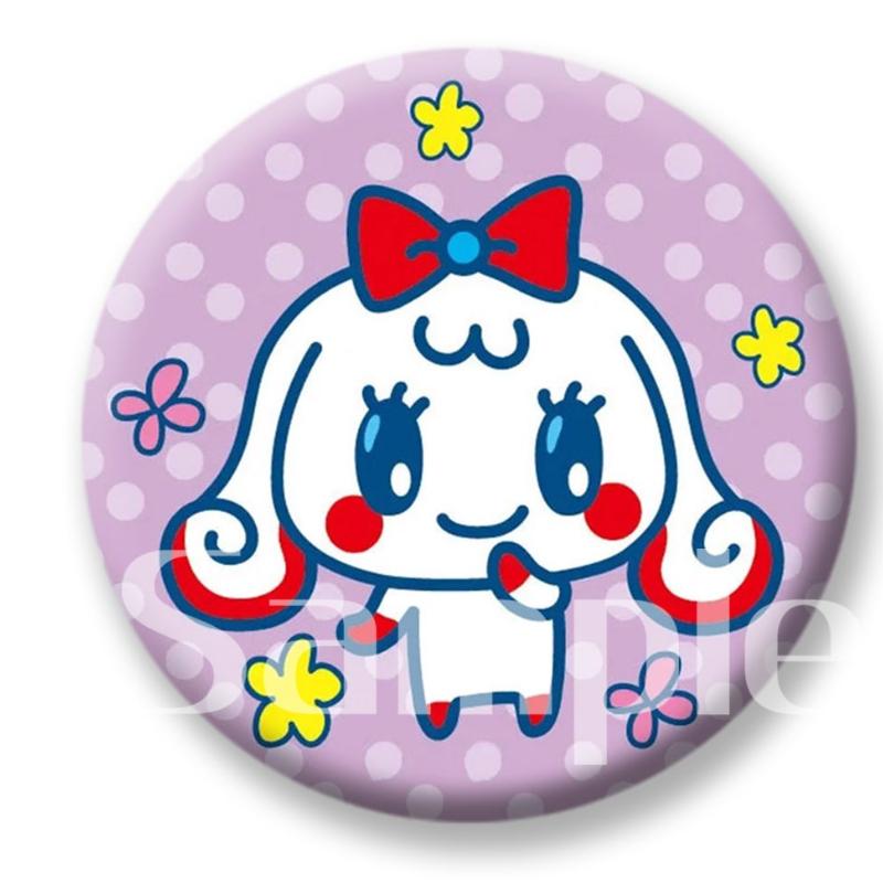 

Tamagotchi Electronic Pets Adorable Round Brooch Badge Refrigerator Magnets Keychain Mirror 58mm Jewelry Accessories Cute And Charming Gifts Brooch