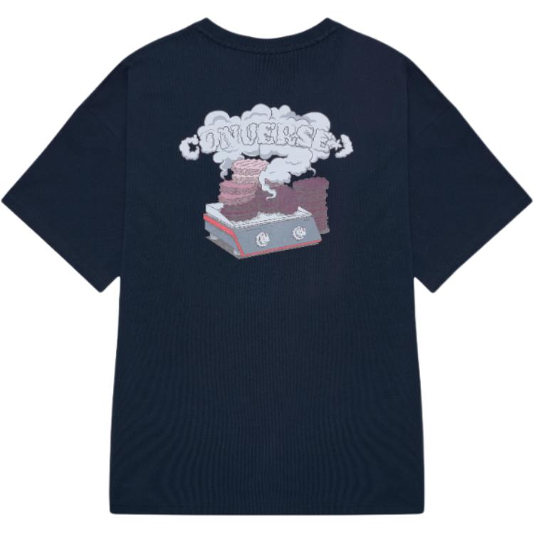 

New Converse T Shirts Unisex Black 10027153-A01 105