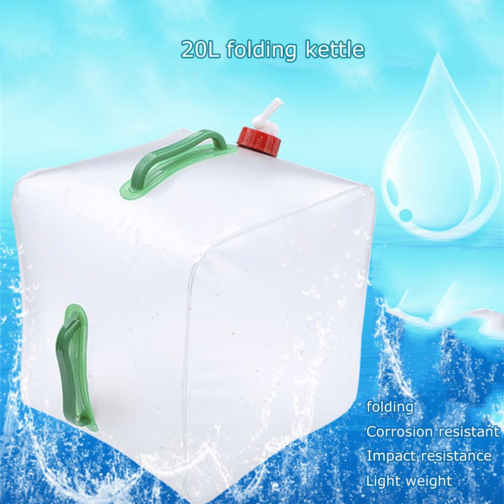 Outdoor Collapsible Water Container Portable Water Carrier Foldable Water Storage Jug for Outdoor Camping Hiking