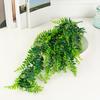 1/2/3/4Pcs Simulated Green Plants Handmade Artificial Labia Leaves No Maintenance Waterproof Garland Garden Decor