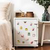 20-Piece Christmas Cartoon Magnetic Refrigerator Stickers: Gingerbread Man & Tree Designs
