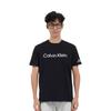 Calvin Klein Letter Print Crew Neck Short Sleeve T-Shirt Men Tops 40DC816-010