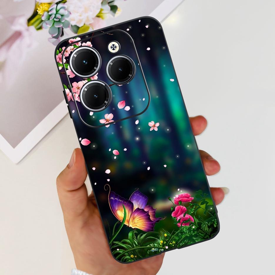 For Infinix Hot 40 Pro Case X6837 Cute Fashion Cover Soft Silicone Phone Case For Infinix Hot 40i Hot40 Pro Hot40i Fundas Bumper