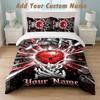 Bedding Set 1 Duvet Cover 2 Pillowcases Death Note Print Soft Bed Linen Bedroom Decor