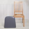 2Pcs Waterproof Pu Leather Seat Covers For Dining Chairs Stretchable Dining Room Chair Seat Covers Kitchen Chair Seat Cover