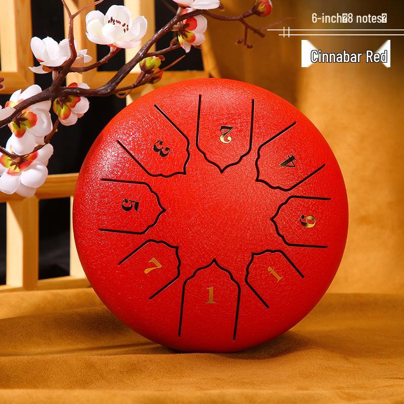 Ätherische Stahltongtrommel: 6-14 Zoll Sanskrit Handpan für Erwachsene & Anfänger