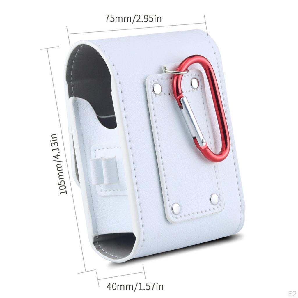 Golf Rangefinder Case PU Leather Shockproof Waist Pack Lightweight with Buckle