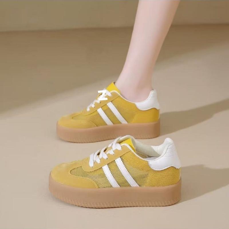 Mesh Breathable and Lightweight Small Women's New Summer Versatile Platform Casual Board Shoes
