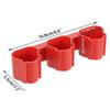 Tool Battery Holder with Screws Sturdy Organizer for DIY Enthusiasts