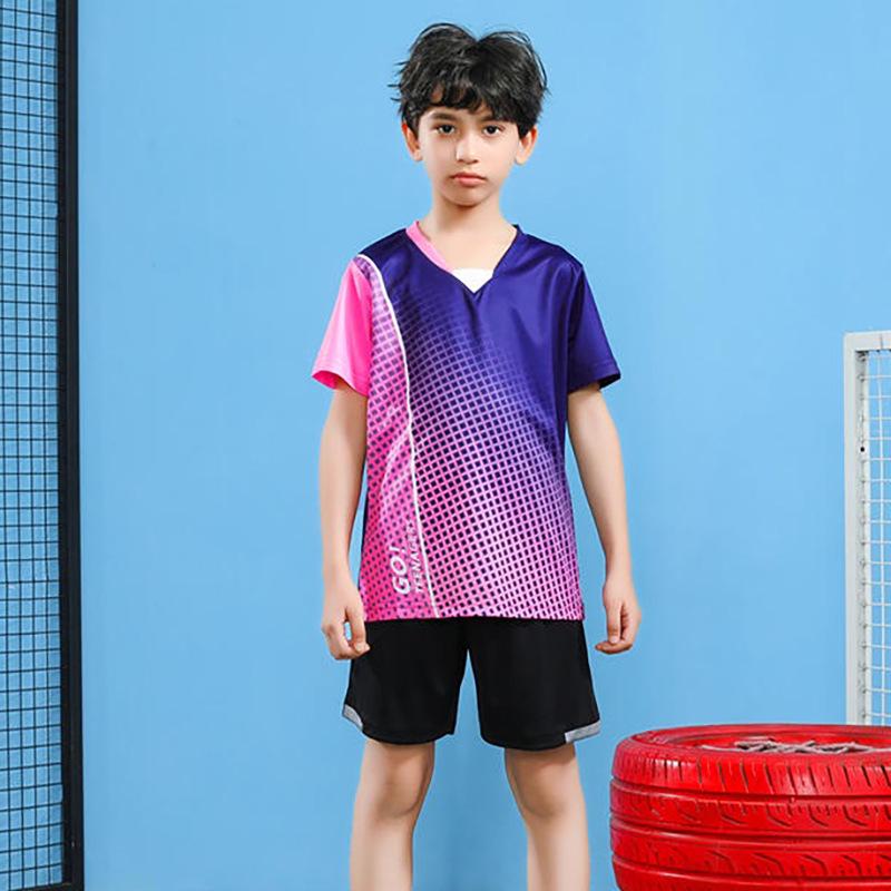 Quick-Dry Badminton & Table Tennis Uniforms for Men, Women & Kids