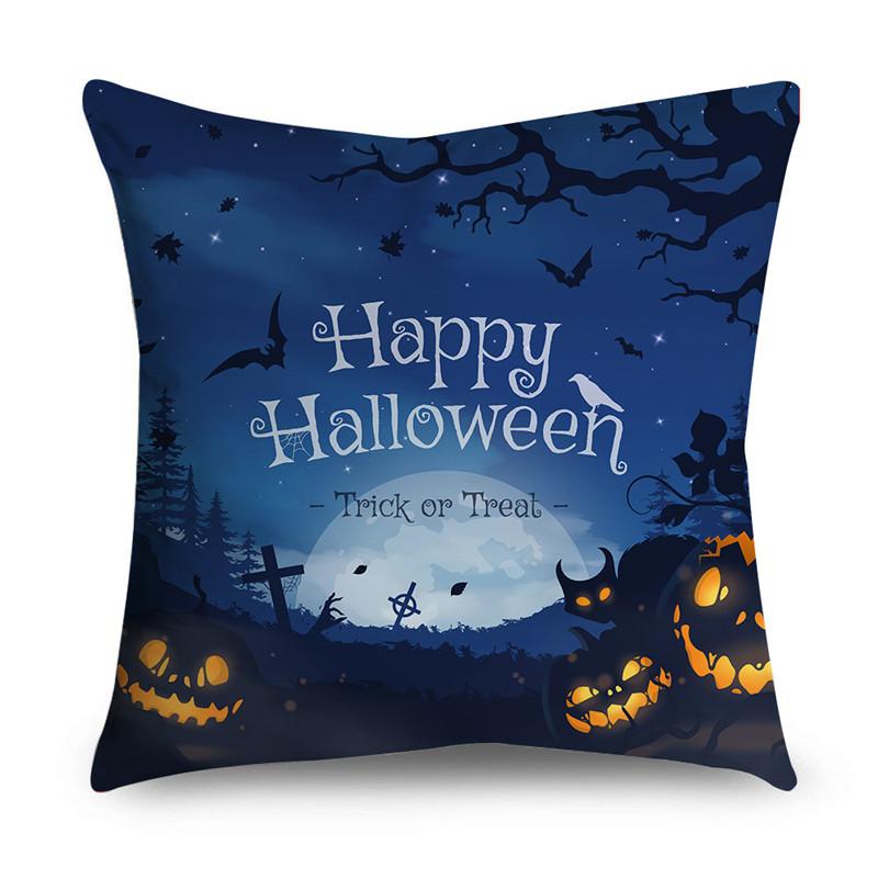 Halloween Easter Printed Pattern Cushion Cover for Home Living Room Sofa Decoration Throw Pillow Pillowcase