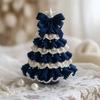 DIY Crochet Christmas Tree Kit Handmade Holiday Decoration Set Crochet Christmas Tree Craft Kit for Beginners with Detail Patter