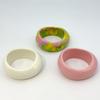 Bohemian Acrylic Bangle Smudging Retro  Hand Ring Simple Wide Cuff Bracelets  Girls