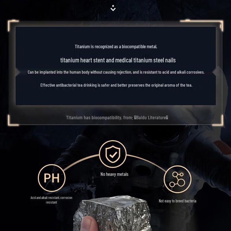 Shui Yisheng Pure Titanium Insulated Water Bottle