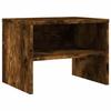 VidaXL Bedside Table Smoked Oak 40x30x30 Cm Engineered Wood 815237