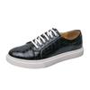 Fashion Spring New Luxury Brand Mens Shoes Leather High Quality Oxford Shoes Lace-up Leather Designer White Sole Casual Shoes Footwear