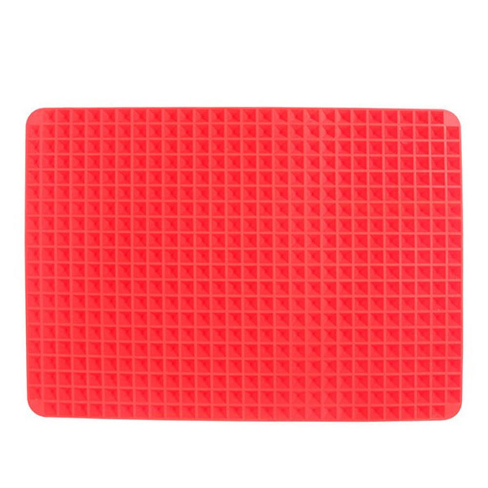 Pyramid Pan Non Stick Fat Reducing Silicone Baking Mat Oven Cooking Baking Tray Sheets 1pc Pyramid Pan Non Stick Fat Reducing Silicone Baking Mat Oven Cooking Baking Tray Sheets 1pc