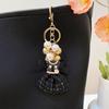 Fashion Flower Camellia Pendant Gifts Souvenirs Bag Charm