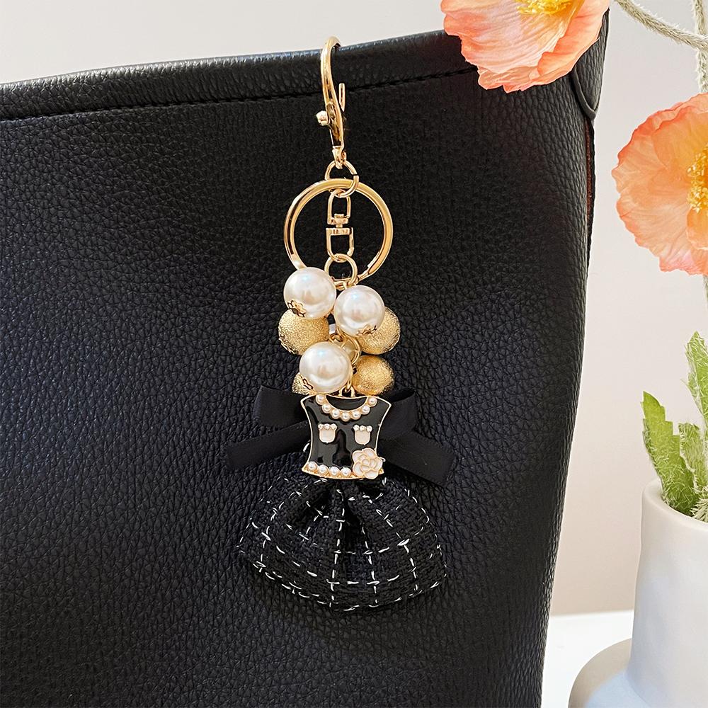 Fashion Flower Camellia Pendant Gifts Souvenirs Bag Charm