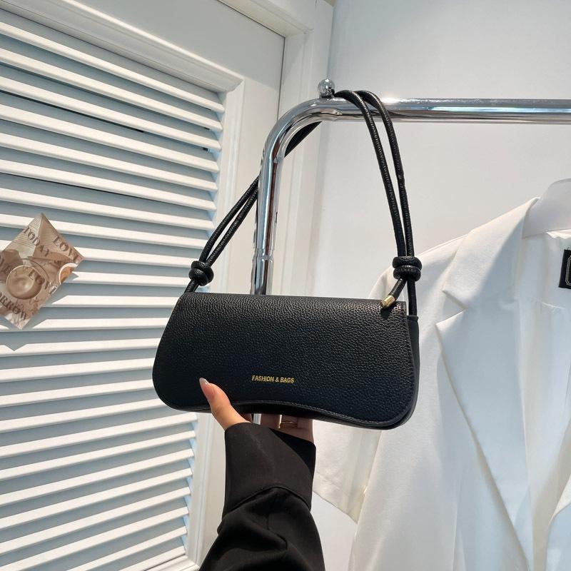Casual Simple Retro 2025 Summer New Fashion Popular Niche Shoulder Crossbody Handbag