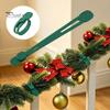 No Drill Stocking Holders Christmas Garland Hanger, Strong Adhesive Backing Hook, Seasonal Home Decoration Supplies Elastic Silicone Holder for Mantle