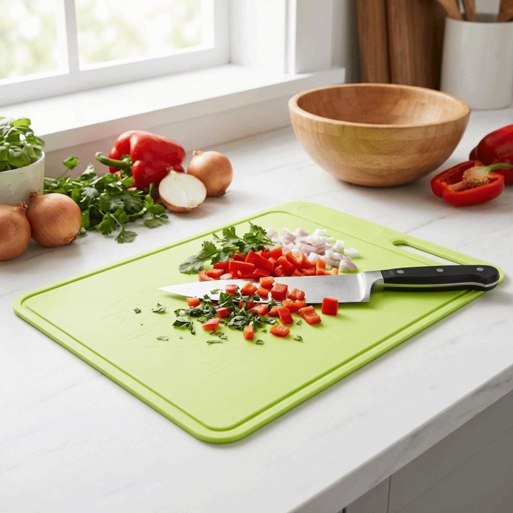 Hanging Anti-Mold Cutting Board Non-Slip Cutting Block Mat Silicone Cutting Board  Camping