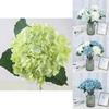 Stunning 55cm Artificial Silk Hydrangea Bouquet Perfect For Wedding And Home Decor