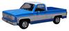 Kyosho Maisto Maßstab 1974 Chevrolet C10 Cheyenne Super Fertiggestellt MS31467BLW 1/18 Pickup, Blau/Weiß, Modell,