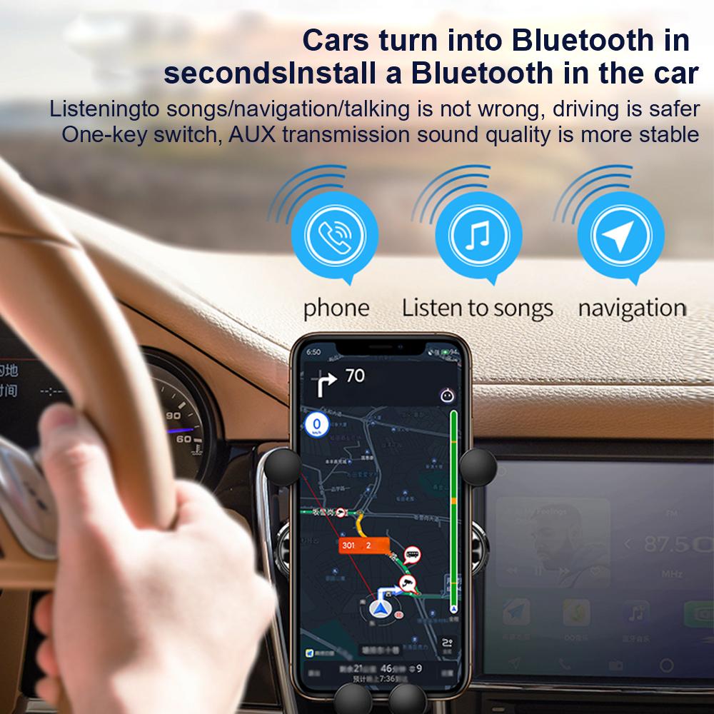 Digital Adapter 3.5mm AUX/RCA/USB U Disk/TF Input Remote Controller M6 Bluetooth 5.4 Rechargeable Bluetooth Receiver Transmitter
