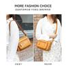 Women's Full-Grain Leather Underarm Crossbody Bag – Lightweight Versatile Mini Purse Multi-Color for Work Office Party & Travel