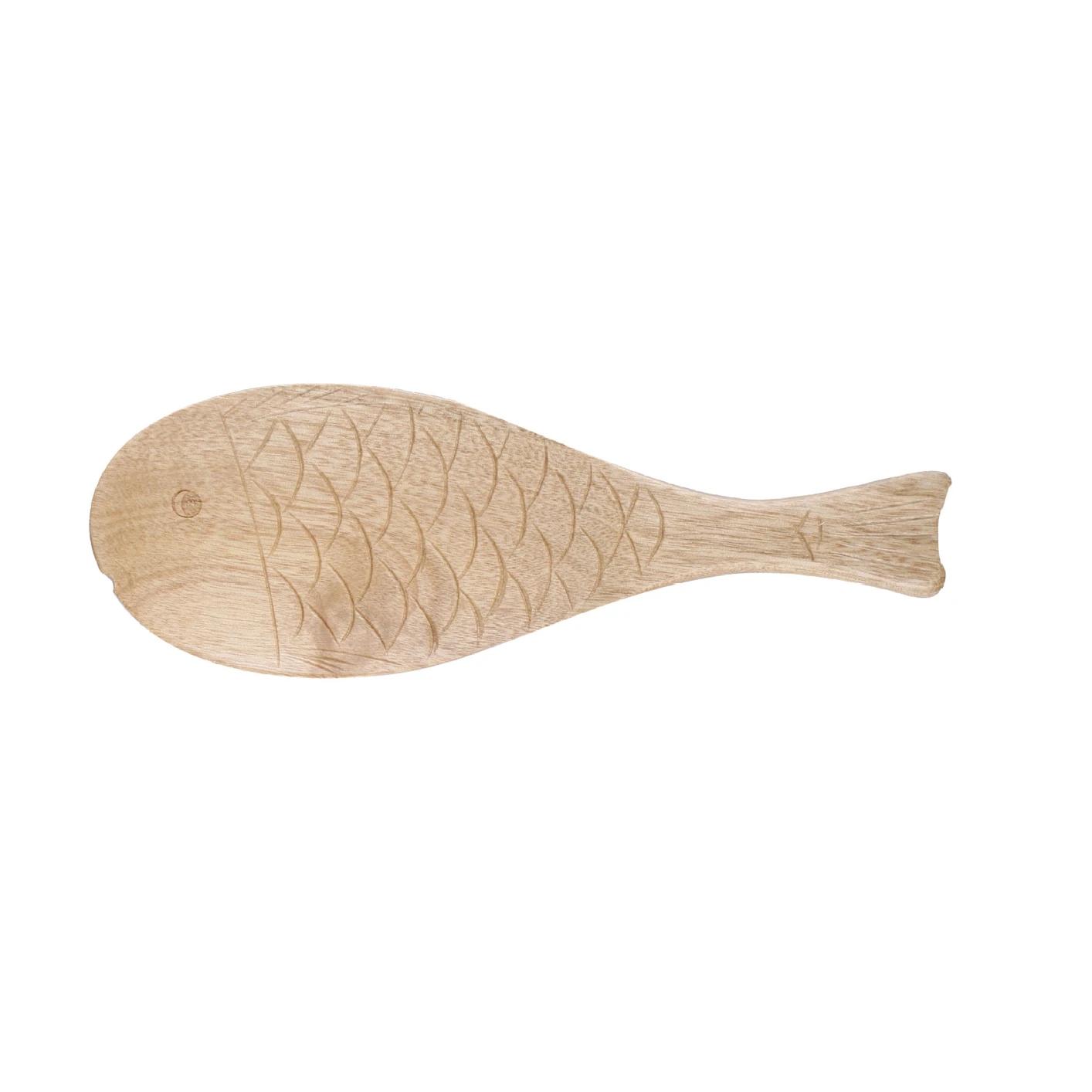 

Wooden Japanese Creative Fish Shape Rice Spoon Cute Nature Retro Non-stick Rice Shovel Scoop Kitchen Cooking Utensils Supplies