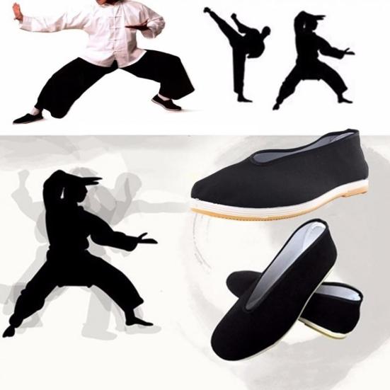 Men's Traditional Chinese Kung Fu Cotton Cloth Tai-chi Old Beijing Casual Shoes